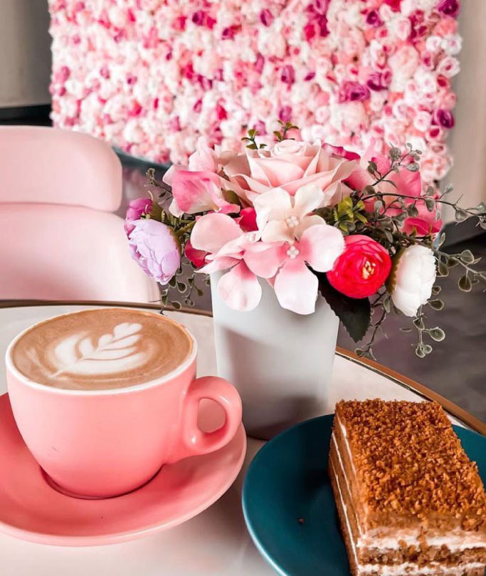 Coffee and pastry