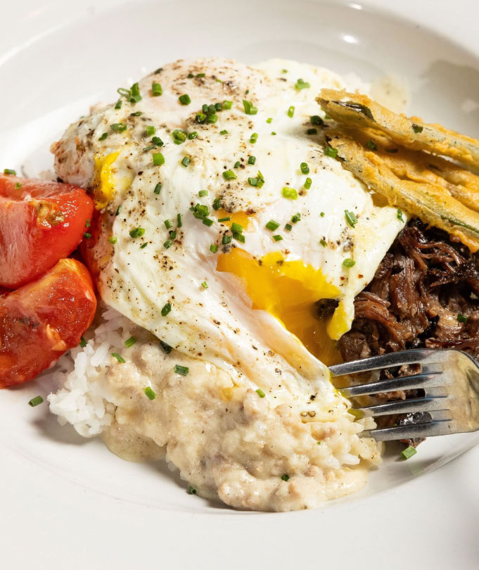over easy eggs