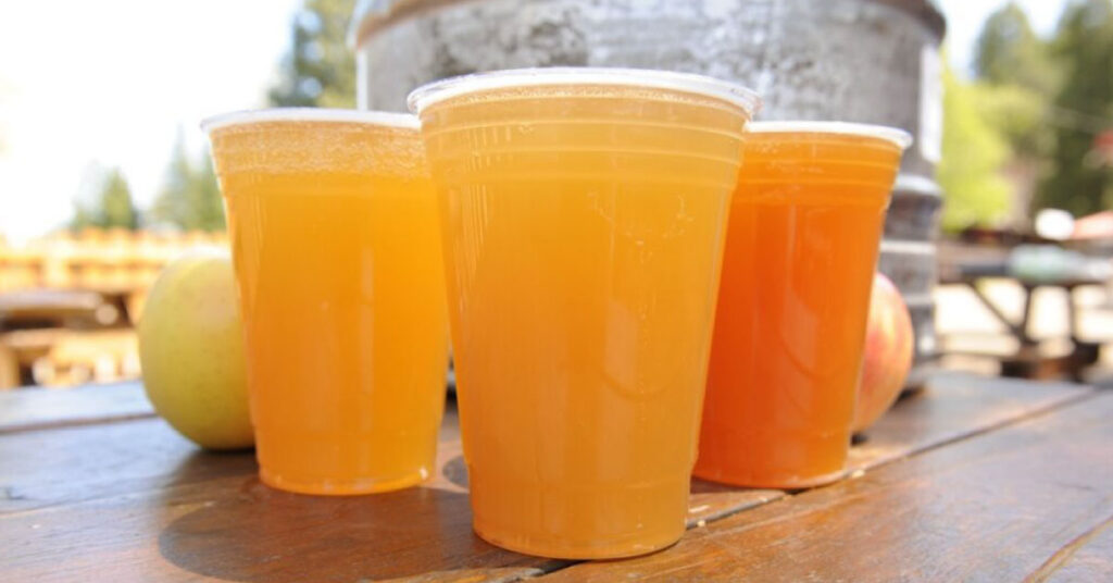 high hill hard cider pints