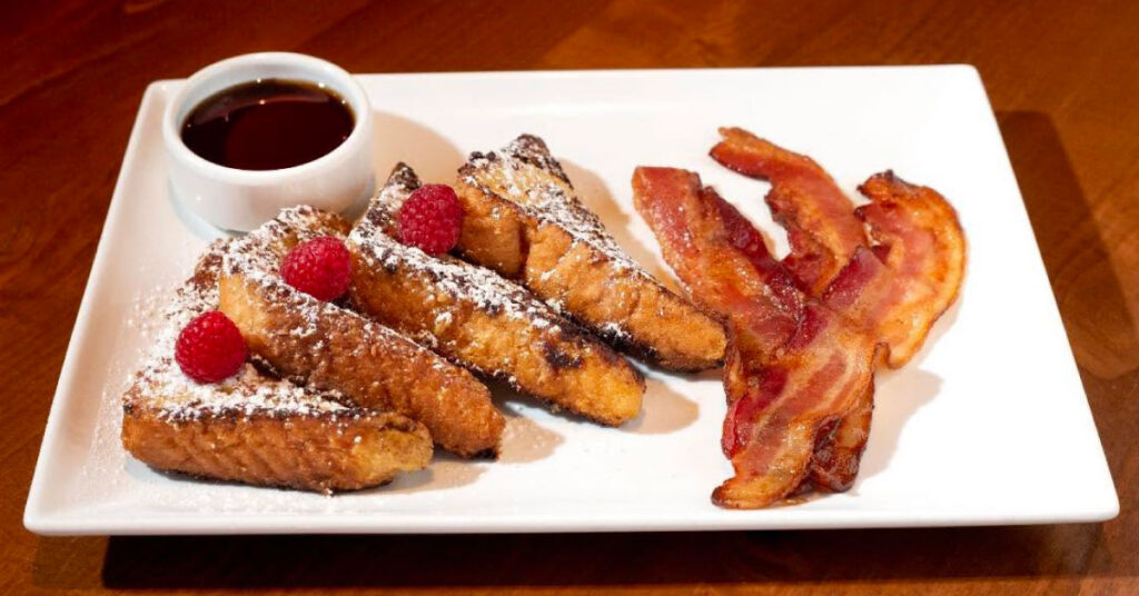 french toast and bacon